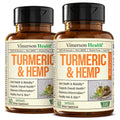 Turmeric and Hemp Capsules - Sleep & Mood Support (2 Pack)
